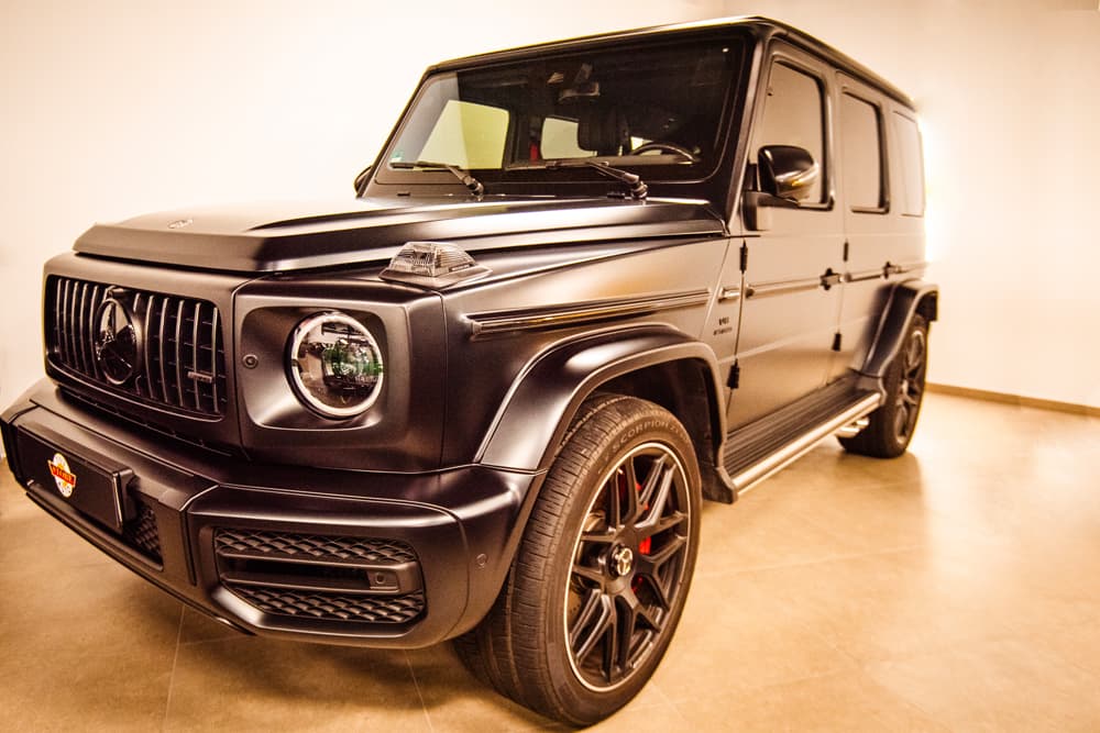 Mercedes-AMG G 63 negro en nuestro showroom.